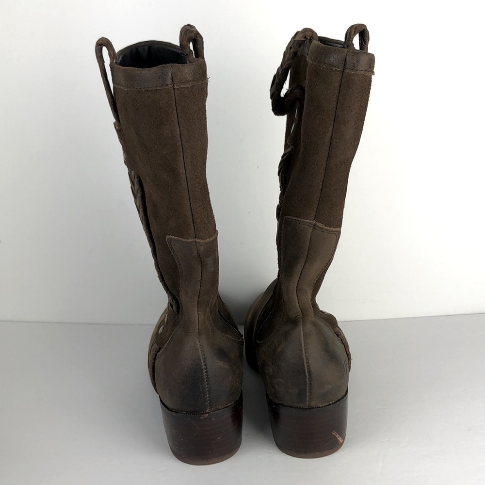Ugg Jaspan Mid Calf Brown Boots - Picture 6 of 15